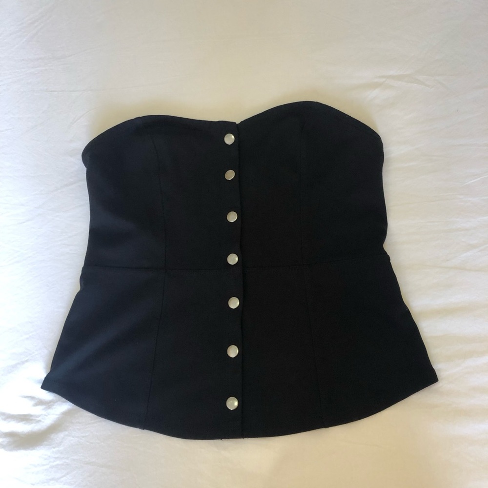 Express Snap Front Tube Top - Picture 3 of 7